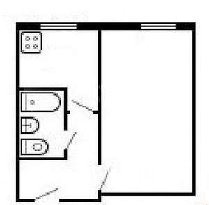 1-к квартира, на длительный срок, 30м2, 2/5 этаж