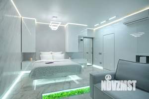 Студия квартира, посуточно, 44м2, 7/19 этаж