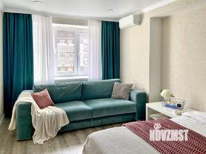 1-к квартира, посуточно, 46м2, 12/21 этаж