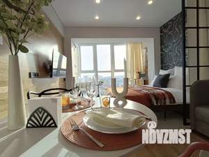 Студия квартира, посуточно, 35м2, 11/19 этаж