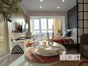 Студия квартира, посуточно, 35м2, 11/19 этаж