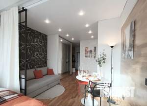 Студия квартира, посуточно, 35м2, 11/19 этаж