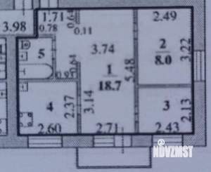 3-к квартира, на длительный срок, 75м2, 3/4 этаж