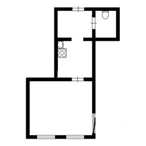 1-к квартира, на длительный срок, 23м2, 1/4 этаж