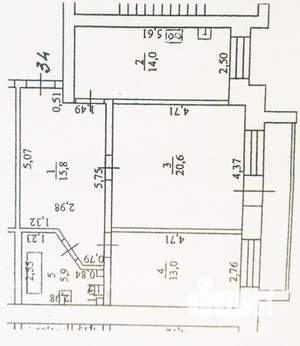 2-к квартира, на длительный срок, 70м2, 3/5 этаж