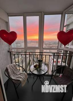 Студия квартира, посуточно, 30м2, 24/24 этаж