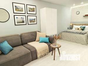 1-к квартира, посуточно, 41м2, 1/1 этаж