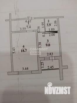 1-к квартира, на длительный срок, 39м2, 6/21 этаж