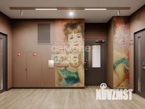 3-к квартира, строящийся дом, 66м2, 15/25 этаж