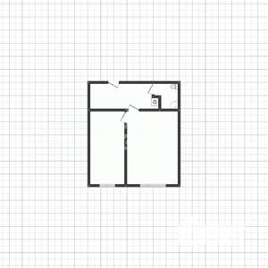 2-к квартира, вторичка, 24м2, 1/5 этаж