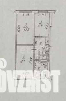 3-к квартира, вторичка, 61м2, 3/5 этаж
