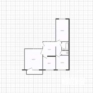 3-к квартира, вторичка, 61м2, 2/5 этаж