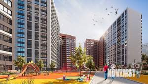 1-к квартира, строящийся дом, 42м2, 10/17 этаж