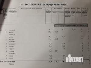 3-к квартира, вторичка, 63м2, 3/9 этаж