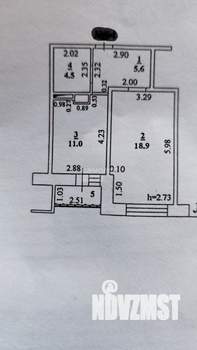 1-к квартира, вторичка, 40м2, 8/15 этаж