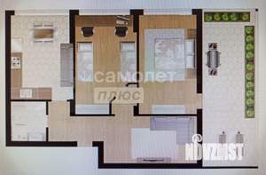 2-к квартира, вторичка, 83м2, 18/19 этаж