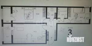 3-к квартира, вторичка, 60м2, 17/17 этаж