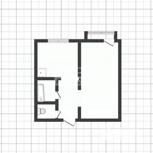 1-к квартира, вторичка, 35м2, 4/5 этаж