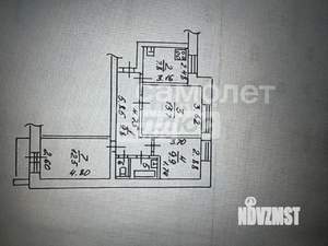 3-к квартира, вторичка, 60м2, 8/10 этаж