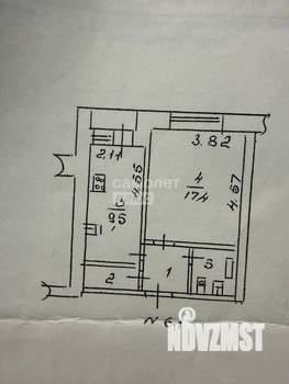 1-к квартира, вторичка, 35м2, 4/9 этаж