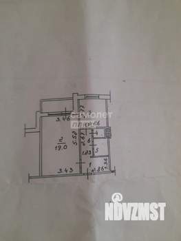 1-к квартира, вторичка, 38м2, 4/10 этаж