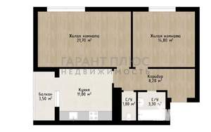 2-к квартира, вторичка, 65м2, 15/25 этаж