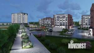 2-к квартира, строящийся дом, 59м2, 4/5 этаж