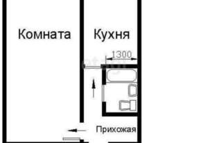 Студия квартира, вторичка, 13м2, 1/5 этаж