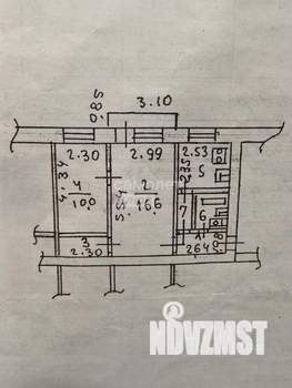 2-к квартира, вторичка, 42м2, 2/4 этаж
