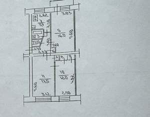 3-к квартира, вторичка, 62м2, 3/5 этаж