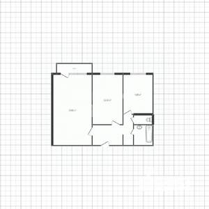 2-к квартира, вторичка, 52м2, 1/10 этаж