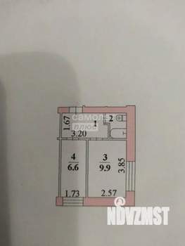 2-к квартира, вторичка, 23м2, 3/5 этаж