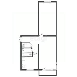 2-к квартира, вторичка, 45м2, 4/5 этаж