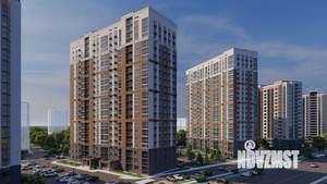 1-к квартира, строящийся дом, 44м2, 5/21 этаж