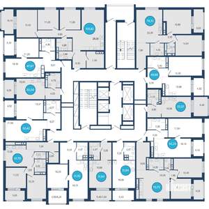 1-к квартира, вторичка, 52м2, 13/22 этаж