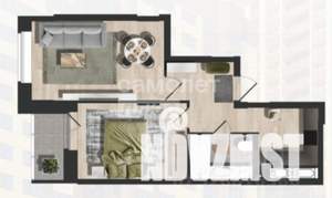 2-к квартира, вторичка, 49м2, 8/19 этаж