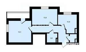 2-к квартира, вторичка, 64м2, 17/17 этаж