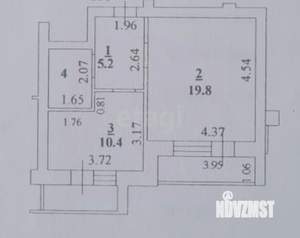 1-к квартира, вторичка, 39м2, 2/13 этаж