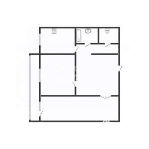 2-к квартира, вторичка, 52м2, 3/9 этаж