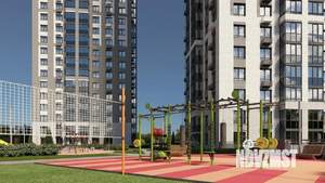 1-к квартира, строящийся дом, 41м2, 4/25 этаж