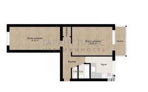 2-к квартира, вторичка, 44м2, 5/5 этаж