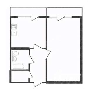 1-к квартира, вторичка, 45м2, 15/15 этаж