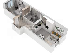 2-к квартира, вторичка, 38м2, 8/17 этаж
