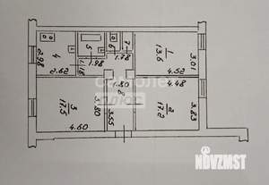 3-к квартира, вторичка, 72м2, 1/3 этаж