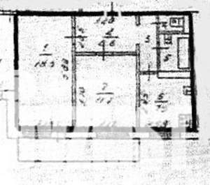2-к квартира, вторичка, 51м2, 3/9 этаж