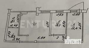 3-к квартира, вторичка, 90м2, 4/10 этаж