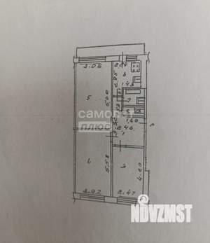 3-к квартира, вторичка, 60м2, 1/5 этаж