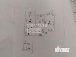 3-к квартира, вторичка, 63м2, 5/6 этаж