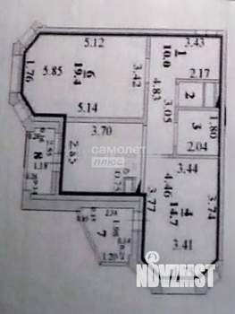 2-к квартира, вторичка, 59м2, 2/18 этаж