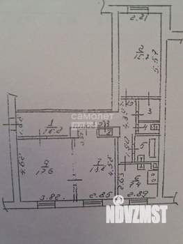 3-к квартира, вторичка, 78м2, 2/4 этаж